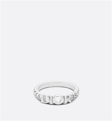 dio r evolution ring silver